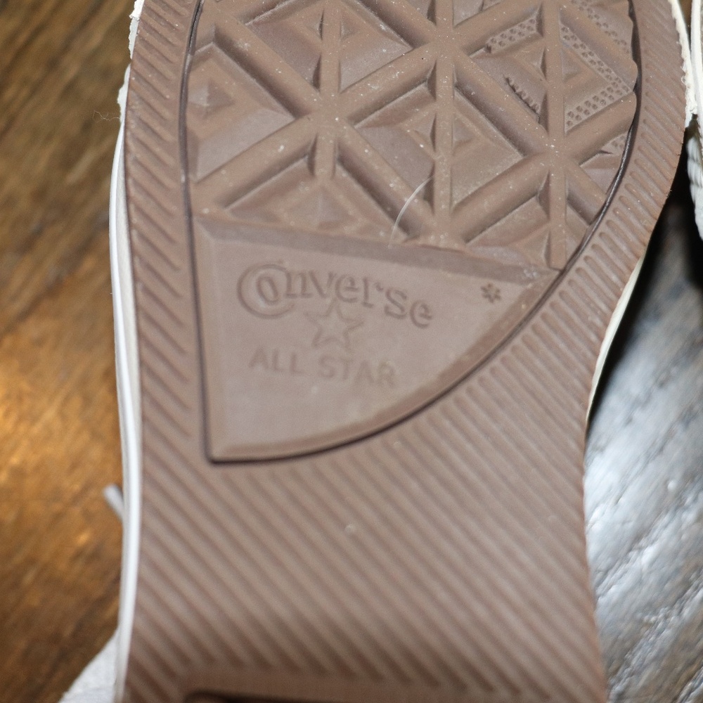 Chuck Taylor All Star EVA Lift Platform Tonal Canvas YOUTH Size 3.5 Barely Grey - Picture 3 of 16